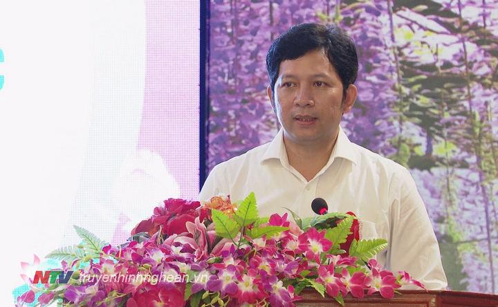 Phó Giám đốc Sở PG 88 Bóng Đá PG88 go Bắn cá Dương Hoàng Vũ phát biểu tại buổi lễ.
