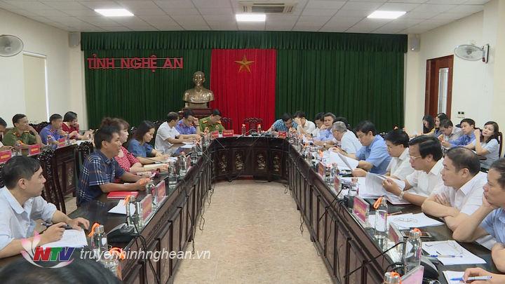 Toàn cảnh buổi tiếp công dân định kỳ tháng 10/2019.