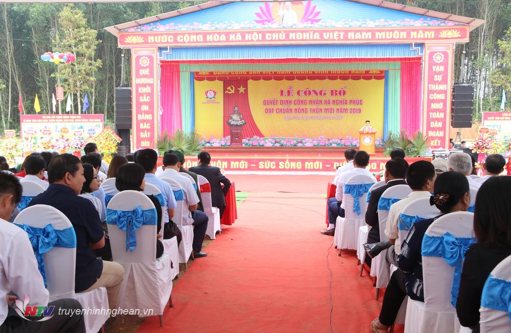 Quang cảnh buổi lễ.