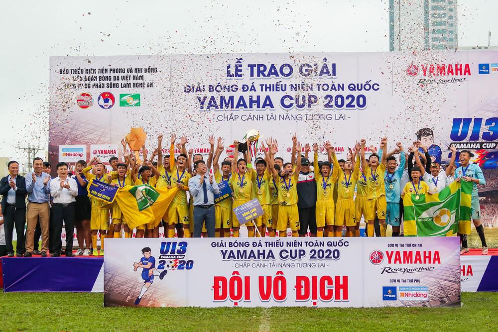 U13 SLNA lần thứ 8 giành chức vô địch tại giải đấu quy mô toàn quốc.