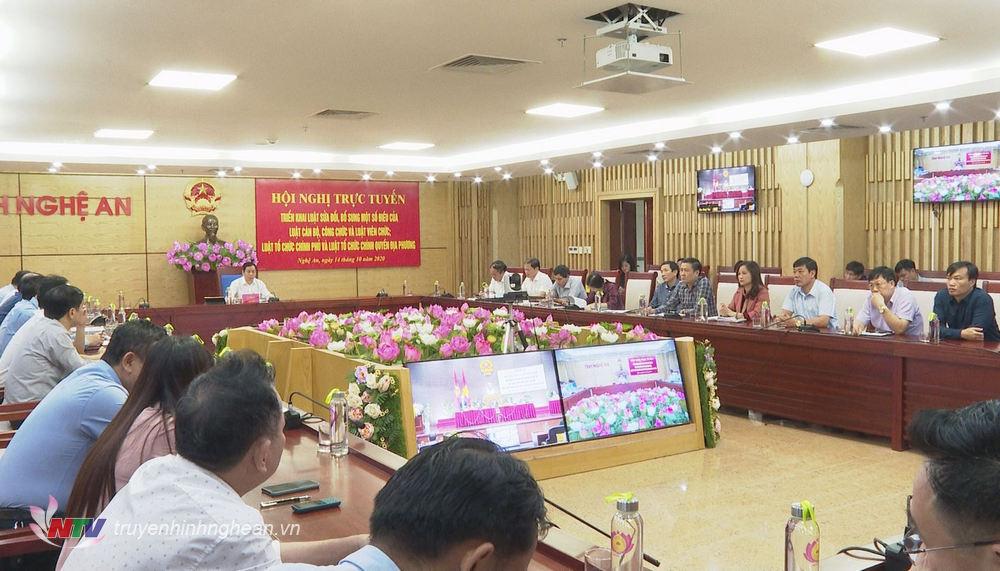 Toàn cảnh hội nghị trực tuyến tại điểm cầu PG88 go Bắn cá.