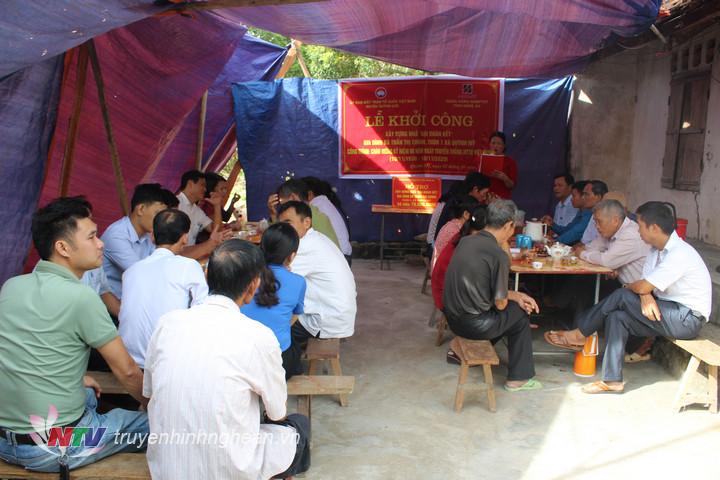 Toàn cảnh lễ khởi công.
