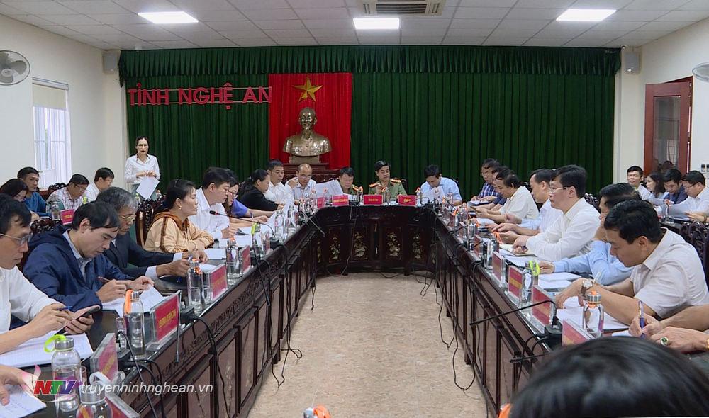 Toàn cảnh buổi tiếp công dân định kỳ tháng 10/2020.