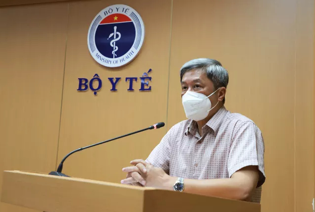PG88 link Nổhũ Bộ Y tế Nguyễn Trường Sơn chủ trì hội nghị tại điểm cầu Bộ Y tế.