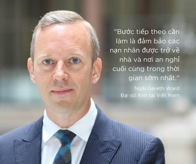 Đại sứ Anh gửi lời chia buồn tới gia đình các nạn nhân thiệt mạng ở Anh. Ảnh: UK in Vietnam