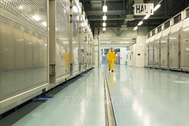 Bên trong cơ sở hạt nhân Fordow ở Qom, miền bắc Iran ngày 6/11/2019.