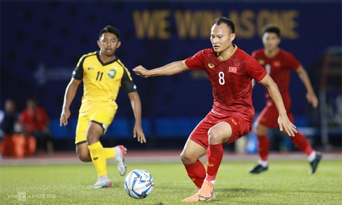 Trọng Hoàng là cầu thủ duy nhất còn lại từ lứa U23 PG 88 Nổ Hũ thua trận chung kết SEA Games 2009 trên đất Lào. Ảnh: VnExpress