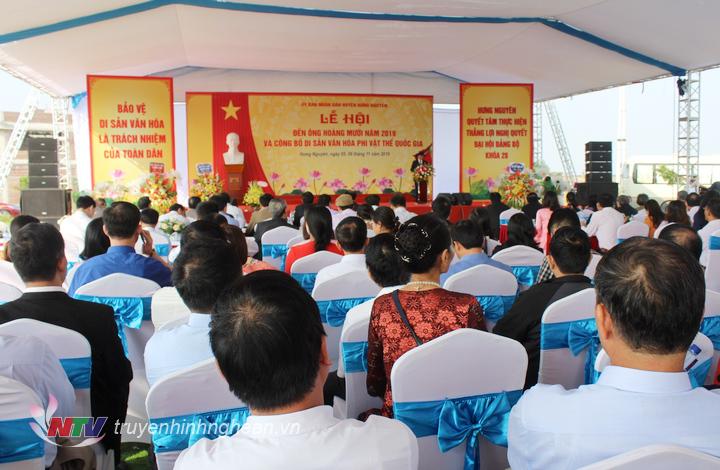 Toàn cảnh buổi lễ.