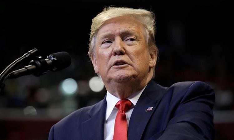Trump tại buổi mít tinh ở Florida ngày 26/11. 