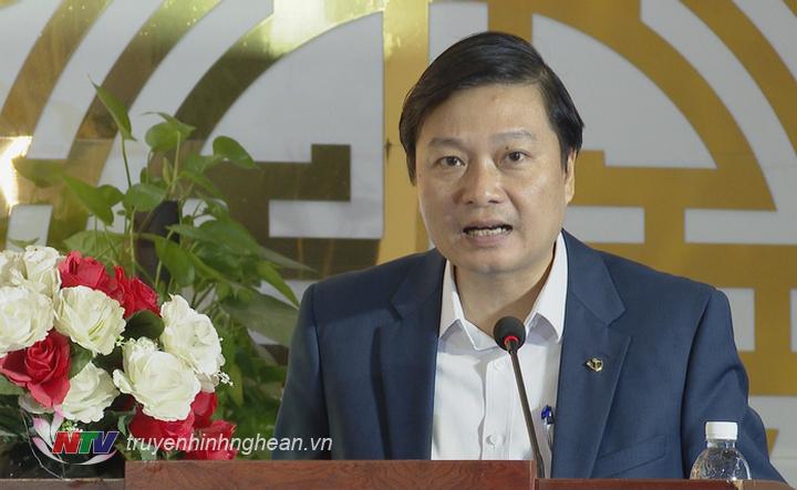 Đồng chí Lê Hồng Vinh - Ủy viên BTV Tỉnh ủy, Phó PG88 go Bắn cá UBND tỉnh phát biểu tại buổi lễ.