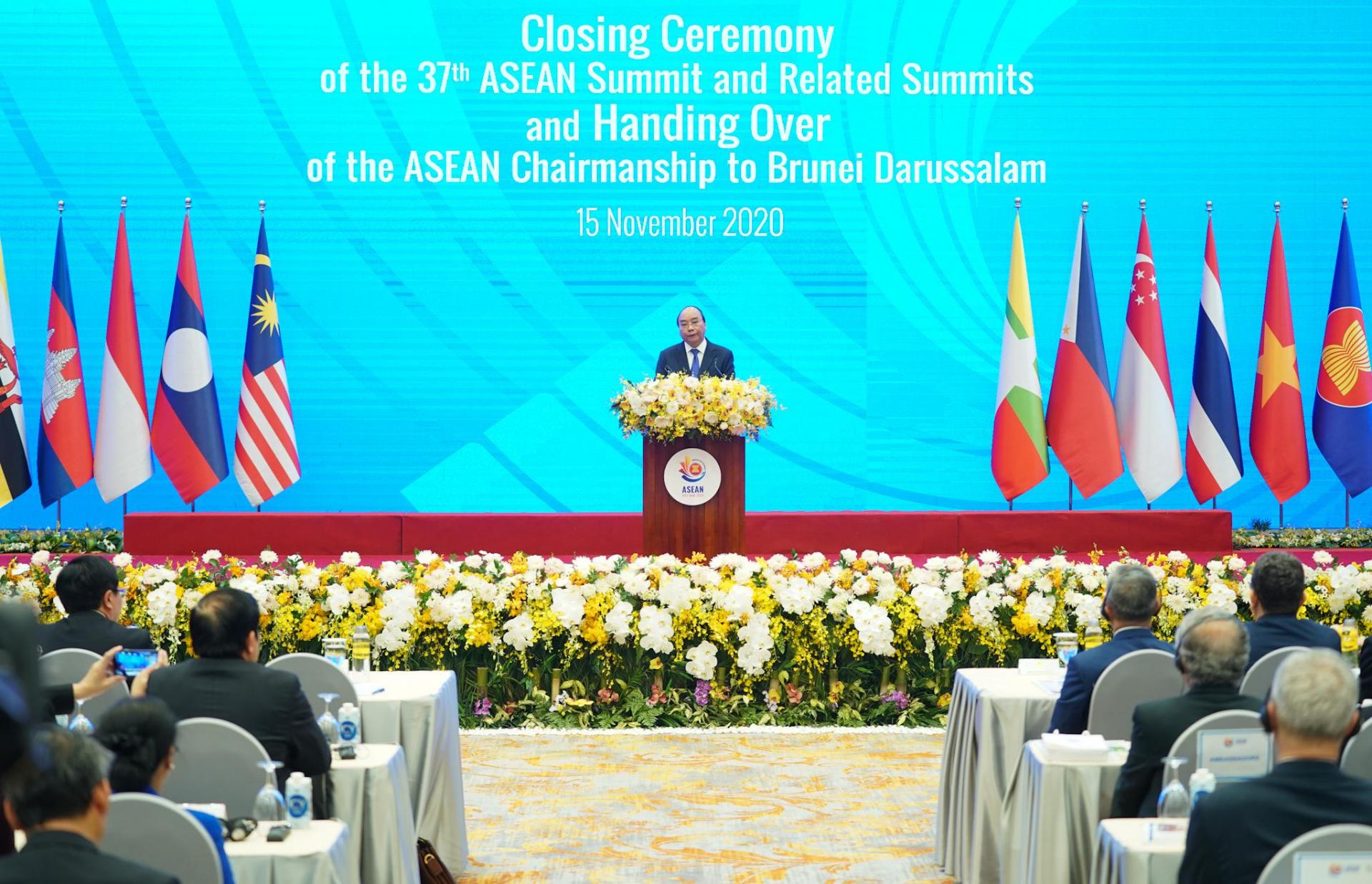 Thủ tướng Nguyễn Xuân Phúc-PG88 go Bắn cá ASEAN 2020-phát biểu tại lễ bế mạc Hội nghị Cấp cao ASEAN 37 và các hội nghị liên quan.
