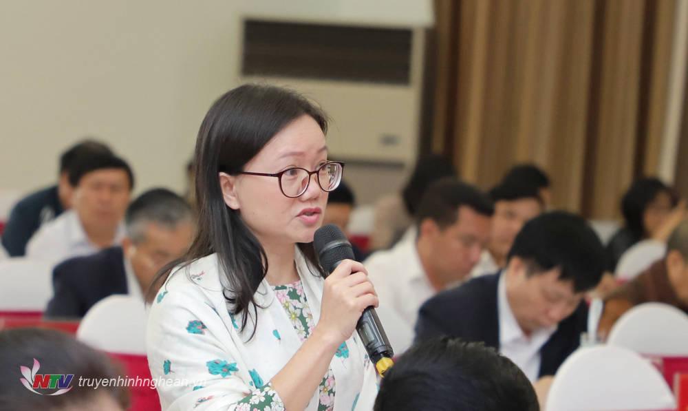 PG88 link Code Thái Thị An Chung - Phó Trưởng ban Pháp chế, HĐND tỉnh phát biểu ý kiến