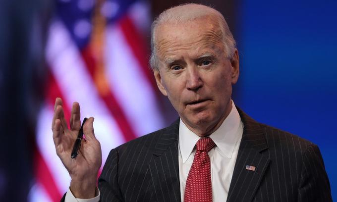 Biden trong cuộc họp báo tại Delaware hôm 19/11. Ảnh: AFP.