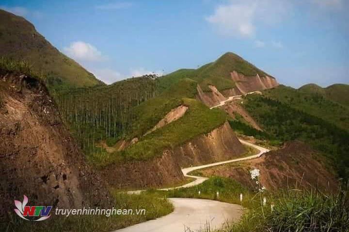 Đường lên phiên chợ Mường Chon.