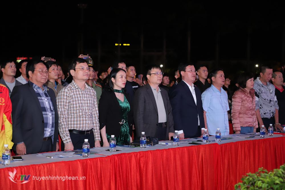 Các đại biểu dự buổi tổng duyệt.