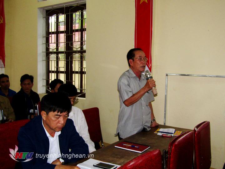 Cử tri Lim Văn Nam – Xã Châu Hội có ý kiến về kiểm tra tu sửa hoặc xây mới nhà văn hóa xuống cấp.