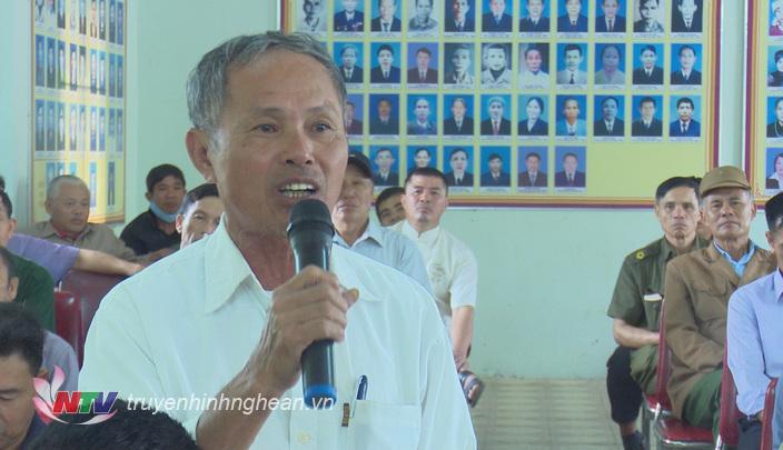 Cử tri xã Nghĩa Phúc phản ánh khó khăn, bất cập sau khi sáp nhập xóm.