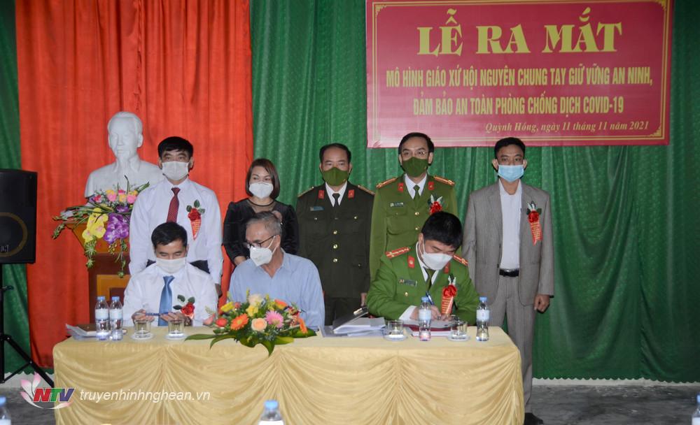 Ký cam kết triển khai mô hình hiệu quả.