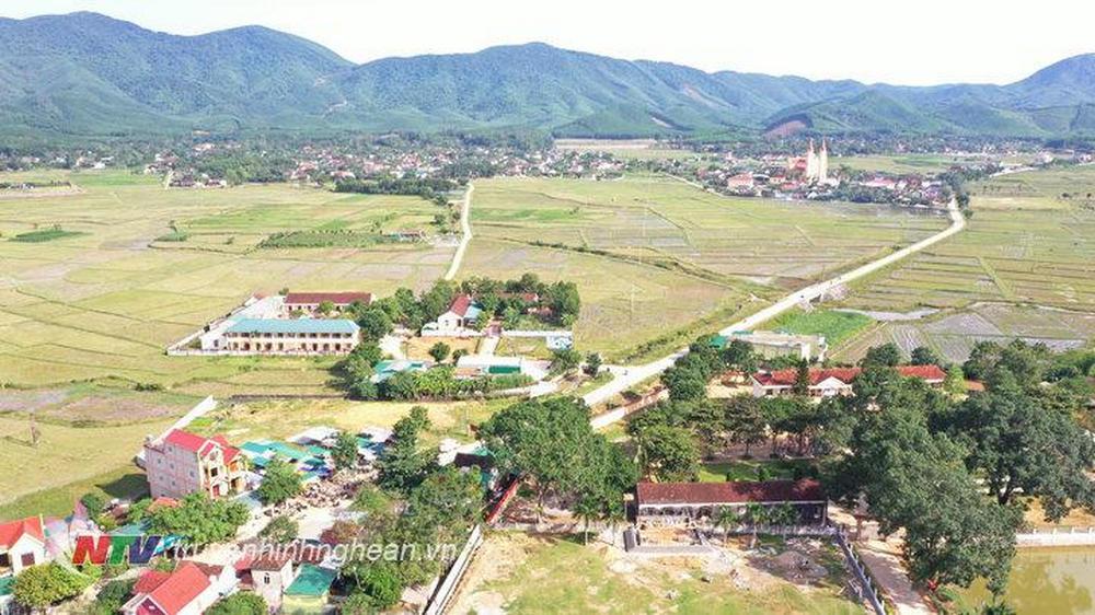 Toàn cảnh nông thông mới Yên Thành.