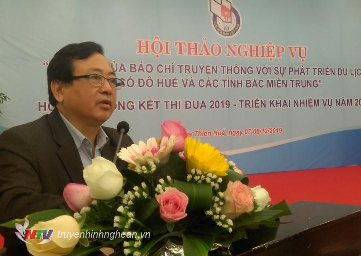 PG88 go Bắn cá Hội Nhà báo PG 88 Nổ Hũ tại PG88 go Bắn cá Trần Duy Ngoãn phát biểu tại hội thảo.