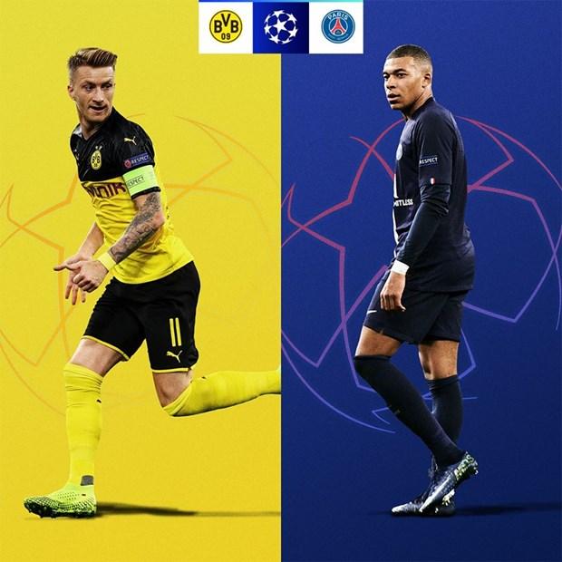 Borussia Dortmund - Paris Saint Germain. PSG bất bại ở vòng bảng, nhưng vài mùa giải gần đây, họ liên tục bị loại sớm từ vòng 1/8. Lần này, liệu Mbappe có đổi được vận? (Nguồn: UEFA)