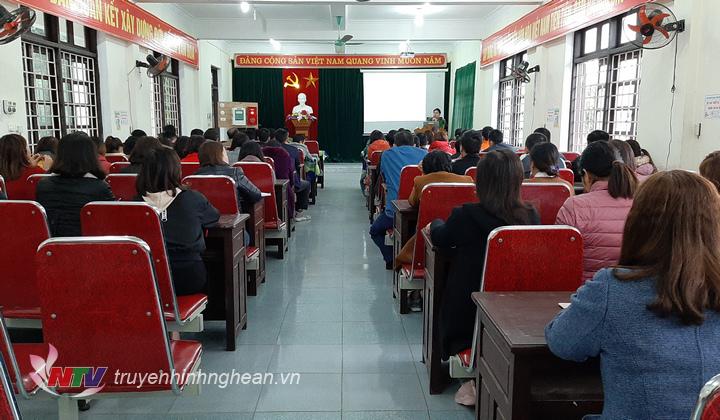 Toàn cảnh lớp tập huấn.