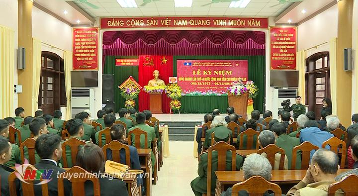 Toàn cảnh lễ kỷ niệm.