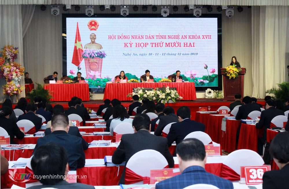Toàn cảnh kỳ họp thứ 12 - HĐND tỉnh khóa XVII