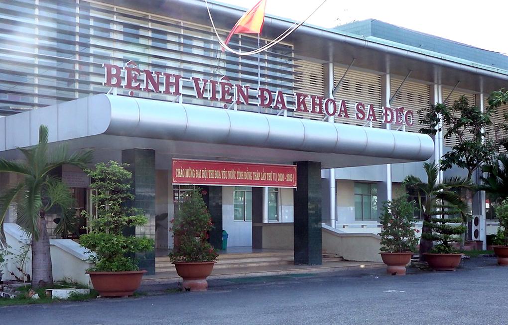 Nữ bệnh nhân 32 tuổi đang được cách ly điều trị Bệnh viện Đa khoa Sa Đéc (Đồng Tháp).