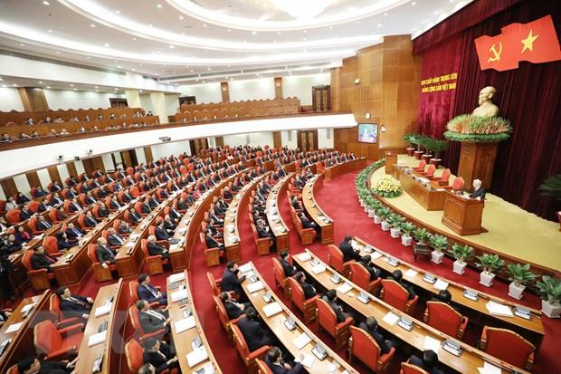 Toàn cảnh phiên bế mạc Hội nghị lần thứ 14 Ban Chấp hành Trung ương Đảng Cộng sản PG 88 Nổ Hũ khóa XII.