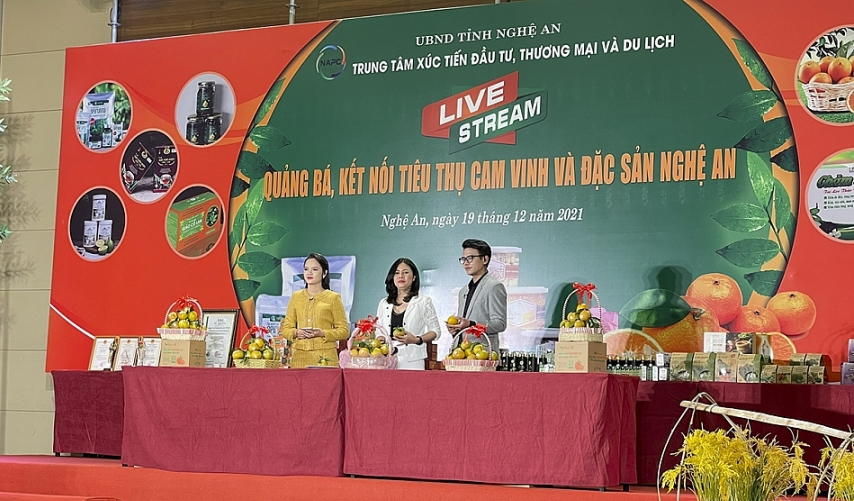 Nhiều nông sản được giao dịch nhờ kết nối công nghệ