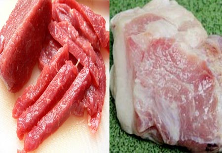 Thịt lợn chỉ nên ăn 2-3 lần/tuần.