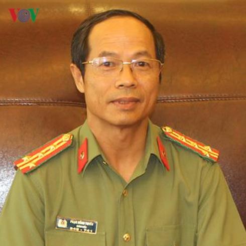Đại tá Phạm Hồng Tuyến -Giám đốc Công an tỉnh Hòa Bình