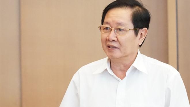Bộ trưởng Bộ Nội vụ Lê Vĩnh Tân ẢNH GIA HÂN