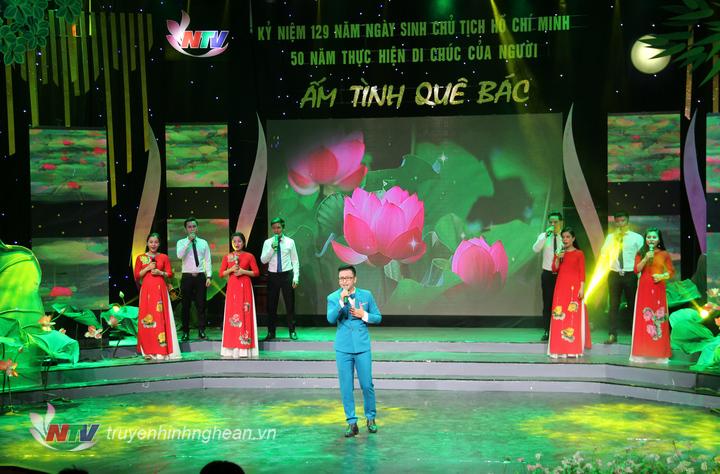 thức ca khúc Chúng con hát về Người, một sáng tác của nhạc sỹ Hồ Hữu Thới do ca sỹ Sỹ Nhật và tốp ca thể hiện. 