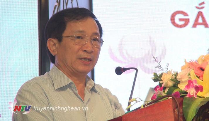 Phó PG88 go Bắn cá UBND tỉnh Đinh Viết Hồng phát biểu tại hội thảo.
