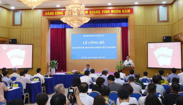 Lần đầu tiên Bộ Kế hoạch - đầu tư công bố sách trắng về doanh nghiệp VN - Ảnh: ĐT