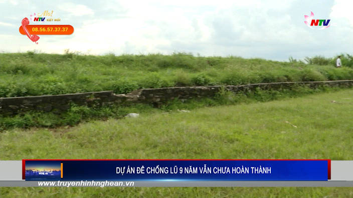 M.PG88 Vào bóng đê chống lũ 9 năm vẫn chưa hoàn thành