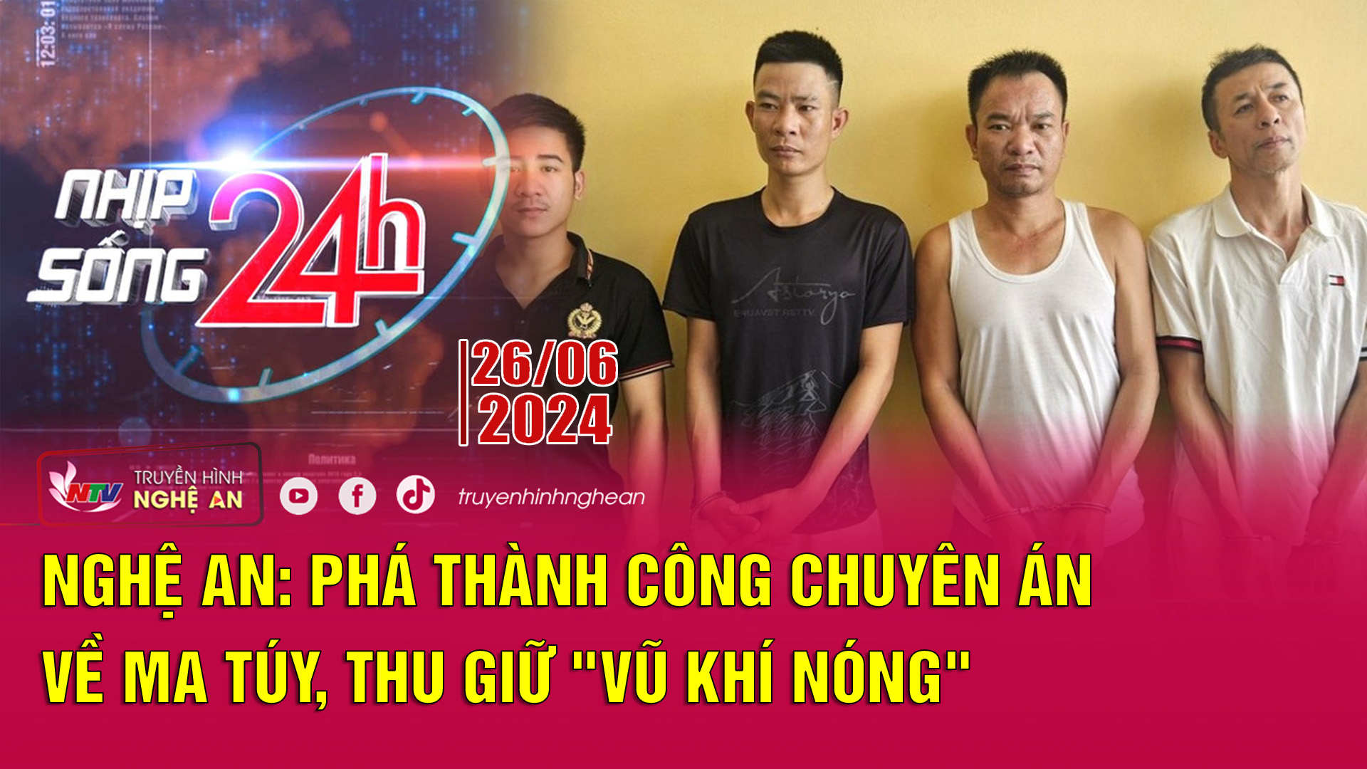PG88.com Win PG 88 Online 24h - 26/06/2024: PG88 go Bắn cá: Phá thành công chuyên án về ma túy, thu giữ "vũ khí nóng"