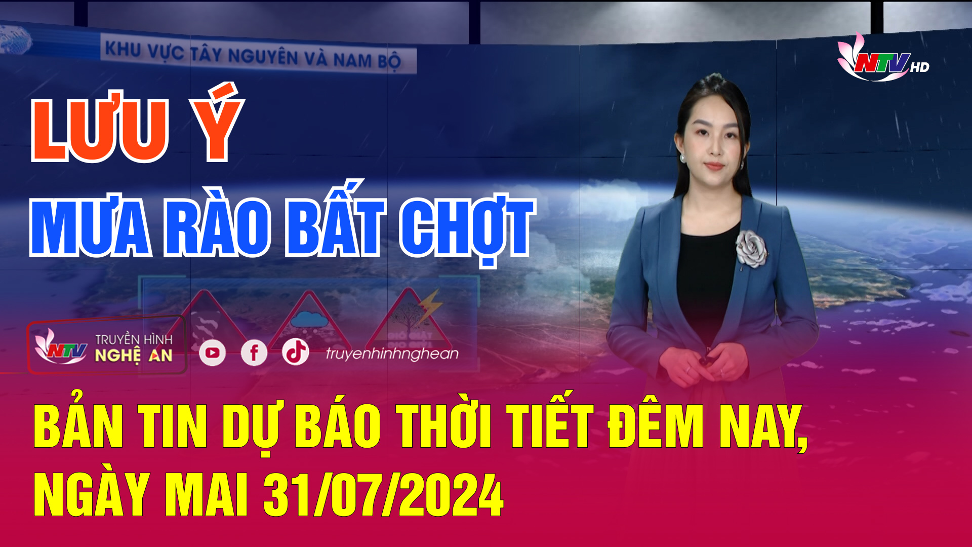 Dự báo thời tiết đêm nay, ngày mai 31/07/2024: