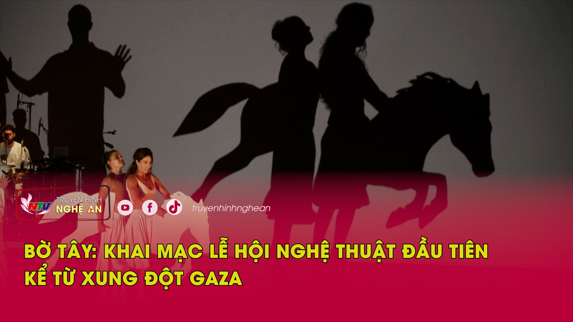 Bờ Tây: Khai mạc lễ hội nghệ thuật đầu tiên kể từ xung đột Gaza