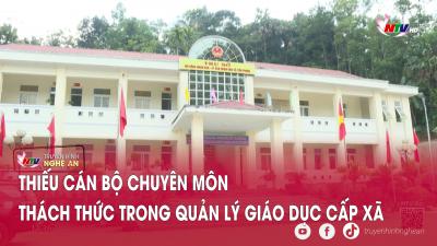 Thiếu cán bộ chuyên môn: Thách thức trong quản lý giáo dục cấp xã