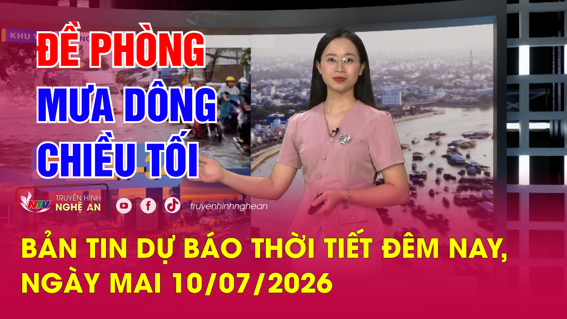 Dự báo thời tiết đêm nay, ngày mai - 10/07/2026