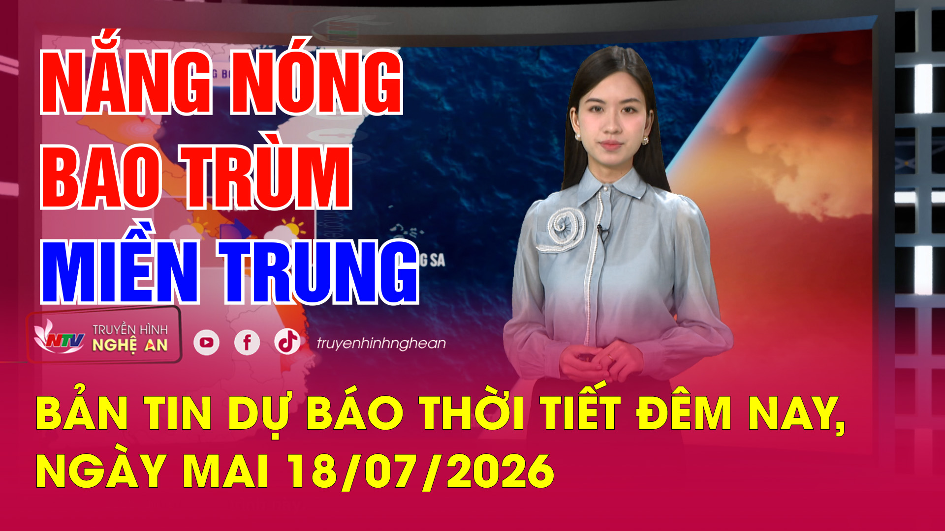 Dự báo thời tiết đêm nay, ngày mai - 18/07/2026
