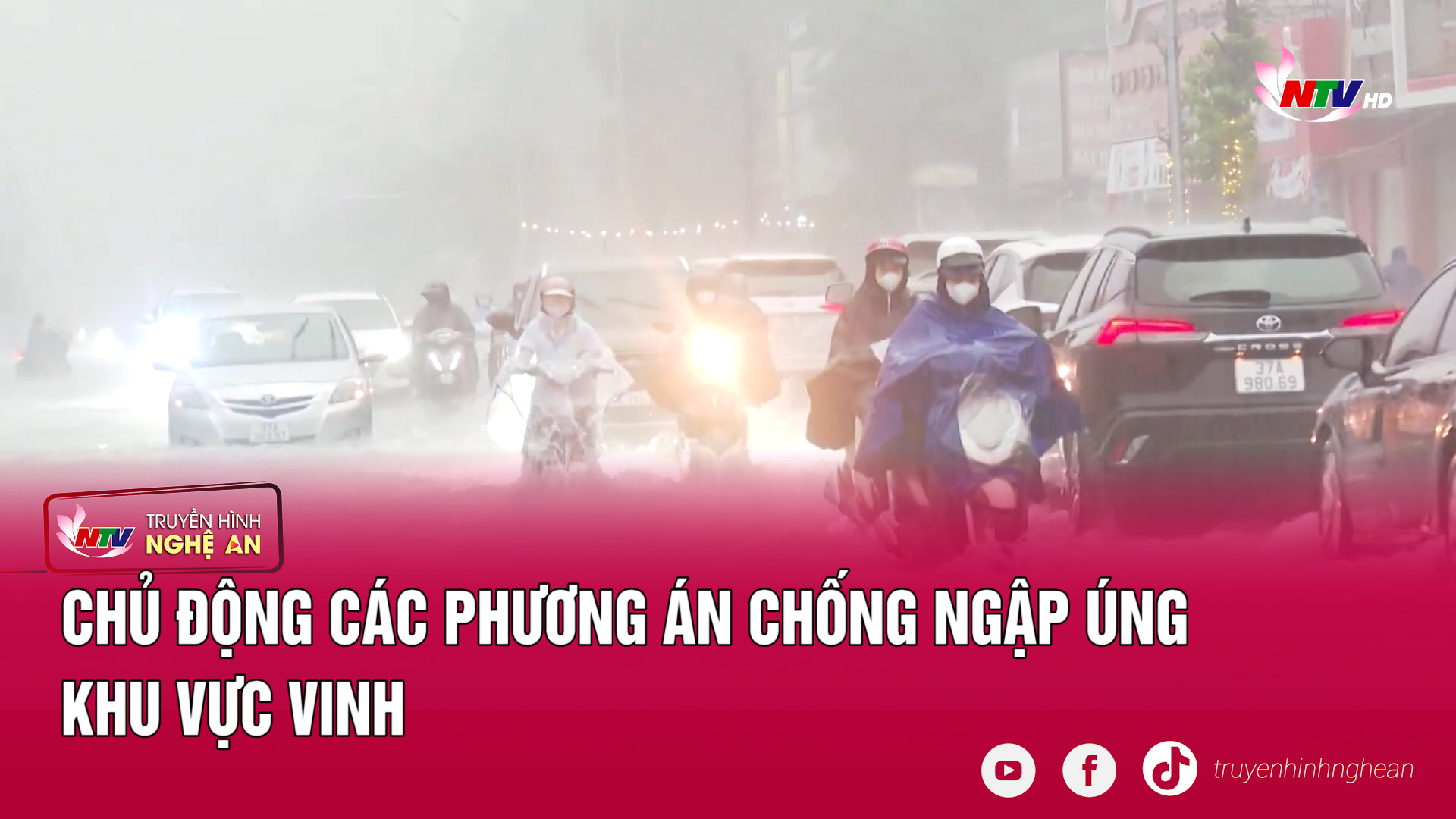 Chủ động các phương án chống ngập úng khu vực Vinh