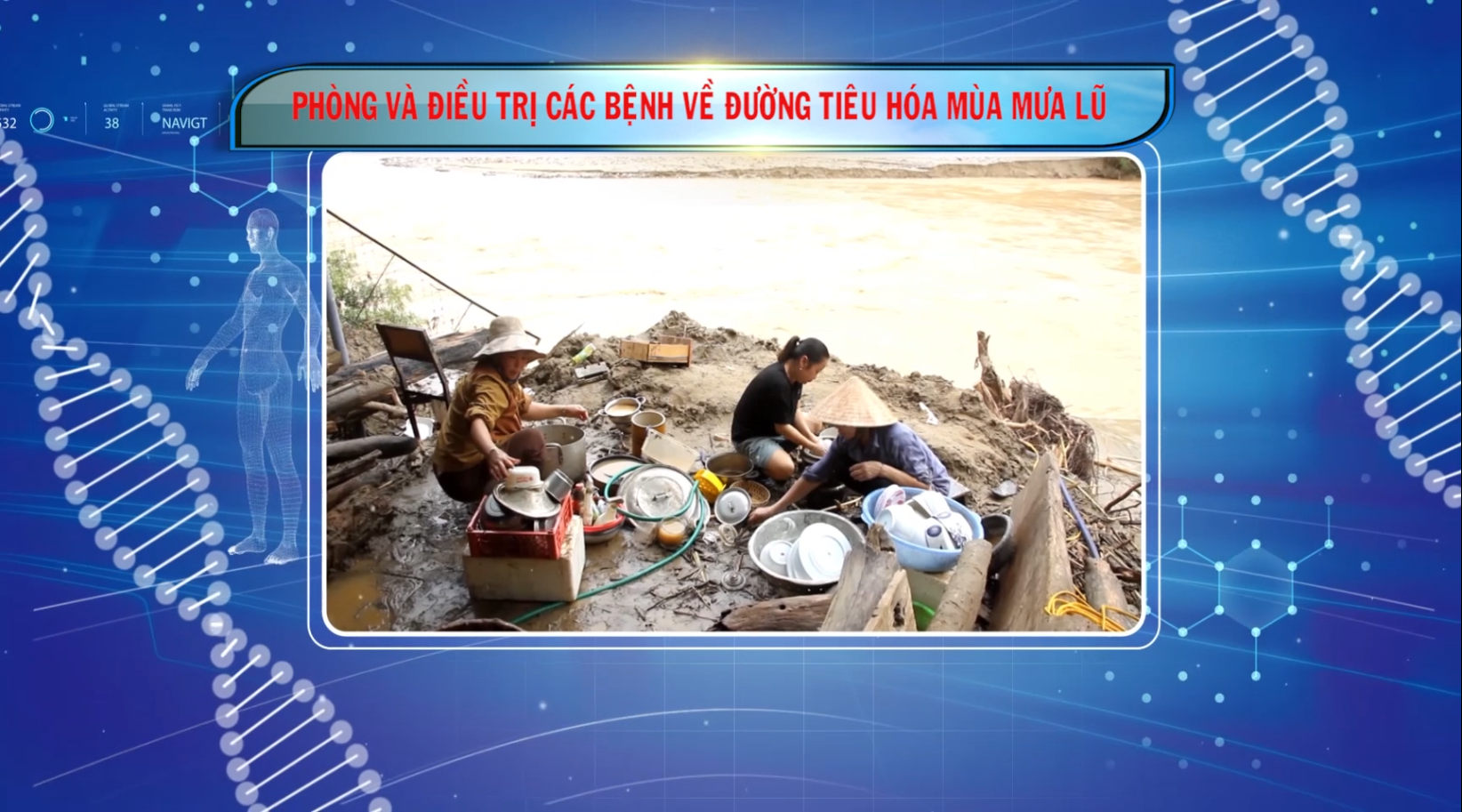[🔴Trực tiếp] Sức khỏe của bạn: Phòng và điều trị các bệnh về đường tiêu hóa mùa mưa lũ
