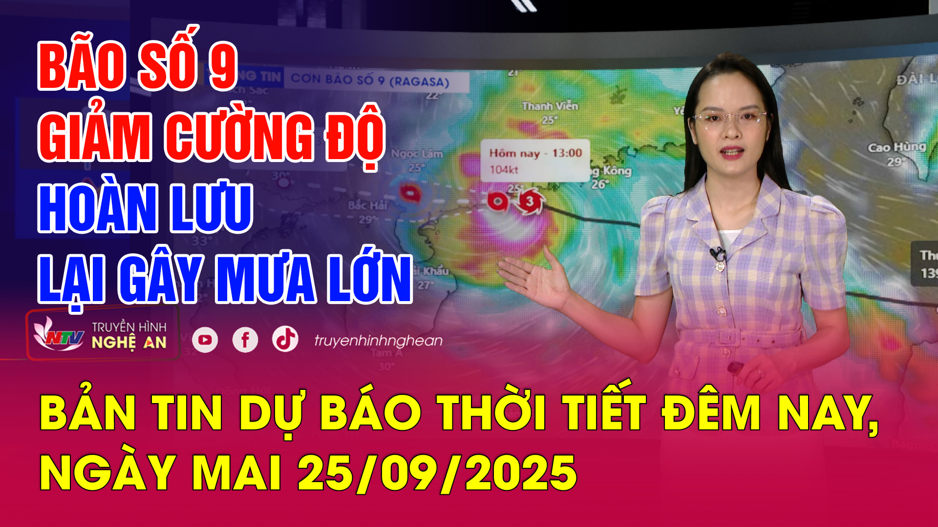 PG88.com Win Dự báo thời tiết đêm nay, ngày mai 25/09/2025