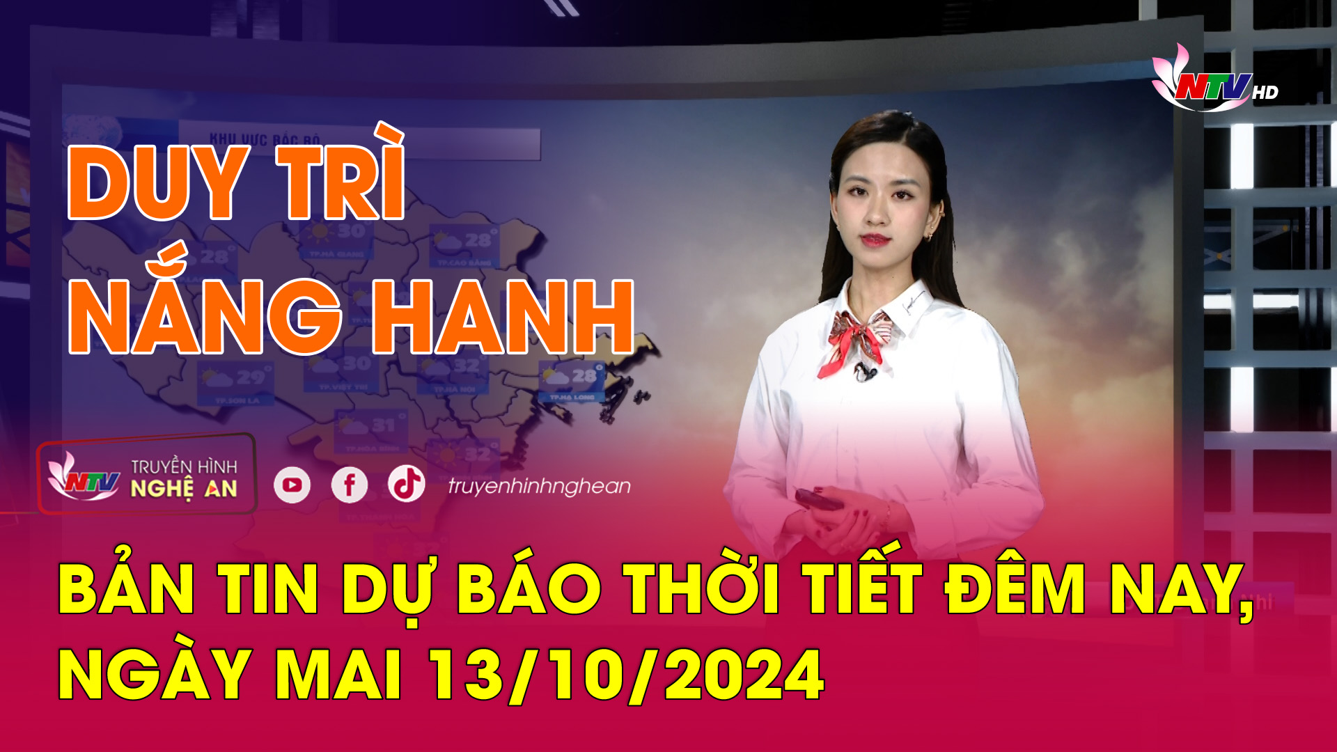 PG88.com Win Dự báo thời tiết đêm nay, ngày mai 13/10/2024
