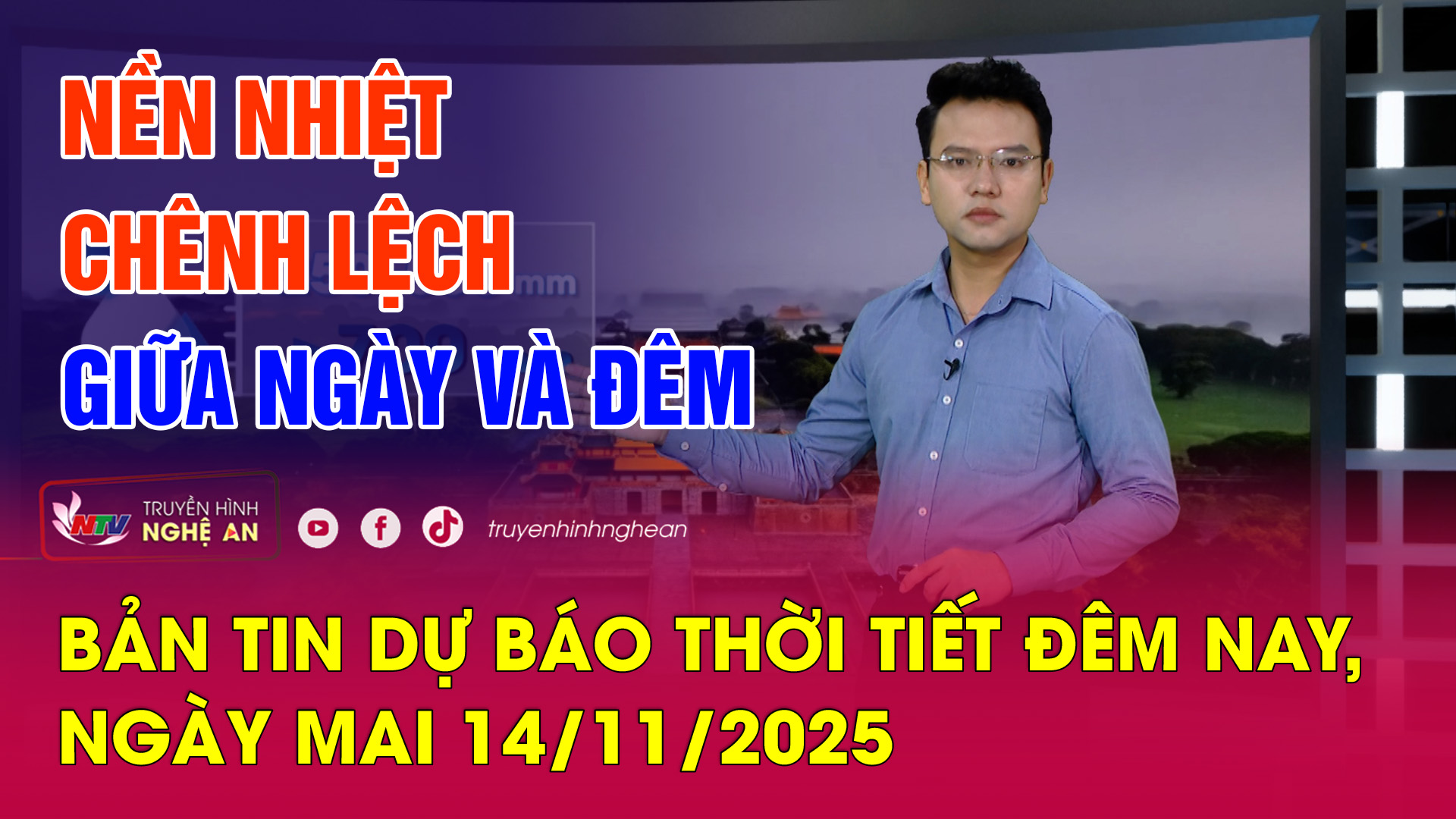 PG88.com Win Dự báo thời tiết đêm nay, ngày mai 14/11/2025